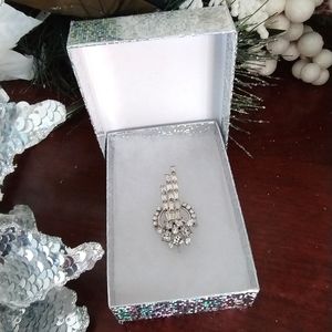 Vintage Sterling Silver Brooch Pin Signed Phyllis